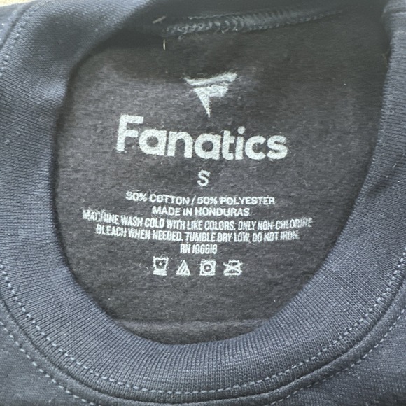 Trinity University College Sweatshirt Mens Small Navy Blue Yellow Logo Spellout - Picture 3 of 6